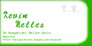 kevin melles business card